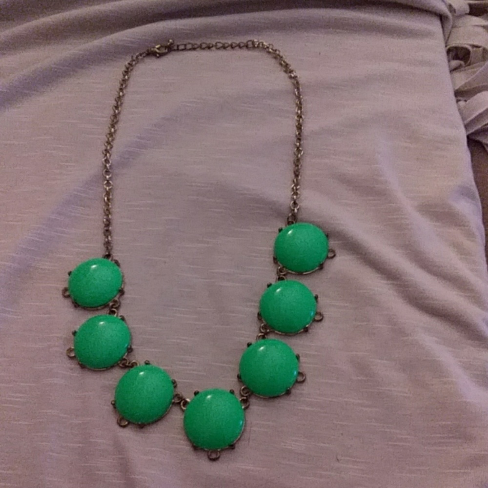 Neon green Necklace